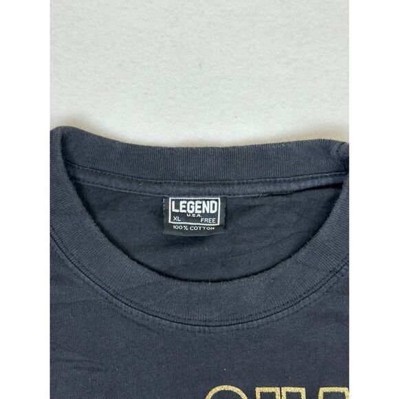 Barack Obama MLK T-Shirt Long Sleeve XL Black The Dream Change Hip Hop Rap Tee - Picture 7 of 7